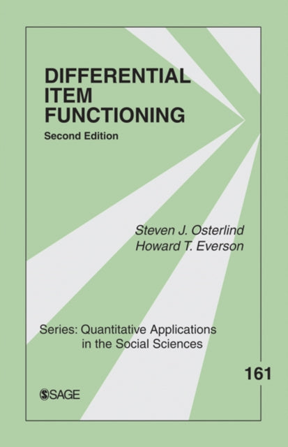 Book cover of: Differential Item Functioning. By: Steven J. Osterlind