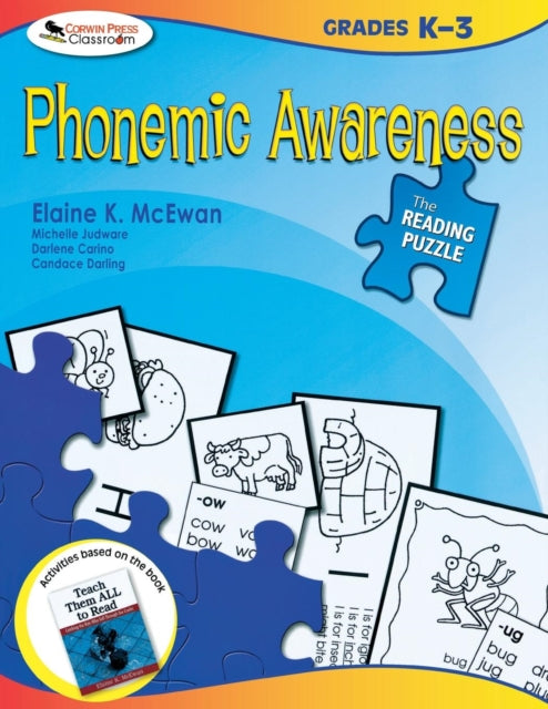 Book cover of: Reading Puzzle: Phonemic Awareness, Grades K-3. By: Elaine K. McEwan