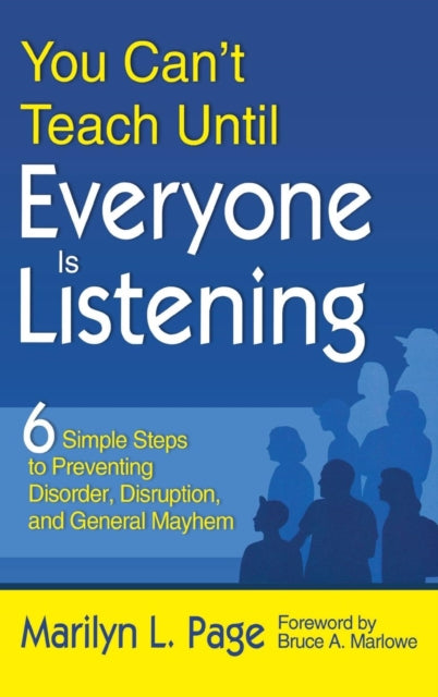 Book cover of: You Can’t Teach Until Everyone Is Listening. By: Marilyn L. Page