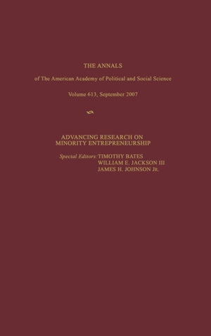 Advancing Research on Minority Entrepreneurship