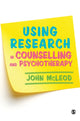 Book cover of: Using Research in Counselling and Psychotherapy. By: John McLeod