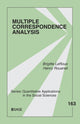 Book cover of: Multiple Correspondence Analysis. By: Brigitte Le Roux