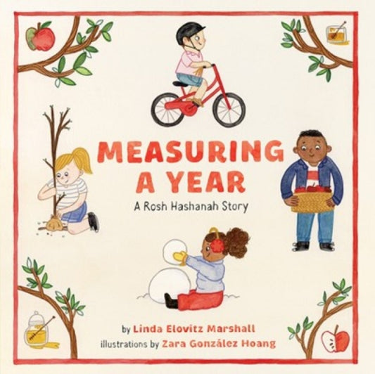 Book cover of: Measuring a Year: A Rosh Hashanah Story. By: Linda Elovitz Marshall