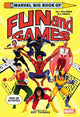 Book cover of: Marvel Big Book of Fun and Games. By: Marvel Marvel Entertainment