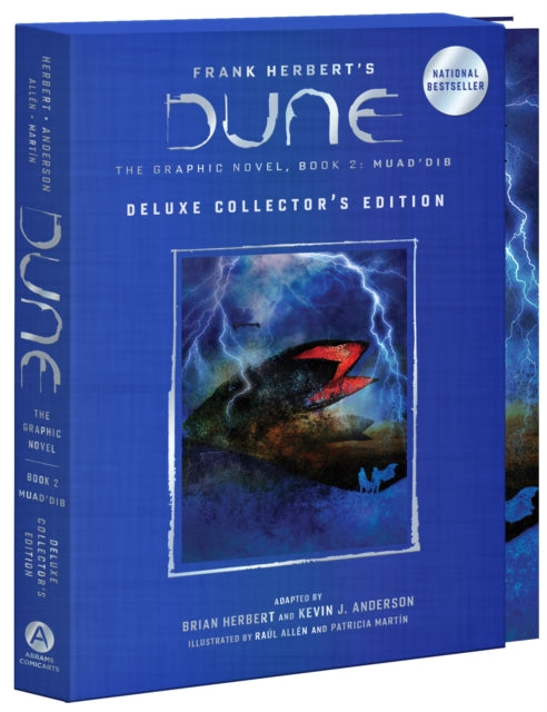 Book cover of: DUNE: The Graphic Novel, Book 2: Muad'Dib: Deluxe Collector's Edition. By: Brian Herbert
