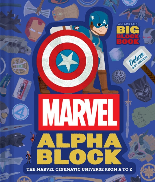 Book cover of: Marvel Alphablock: Deluxe Gift Edition (An Abrams BIG Block Book)