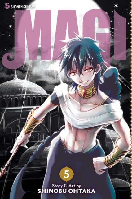 Book cover of: Magi: The Labyrinth of Magic, Vol. 5. By: Shinobu Ōtaka