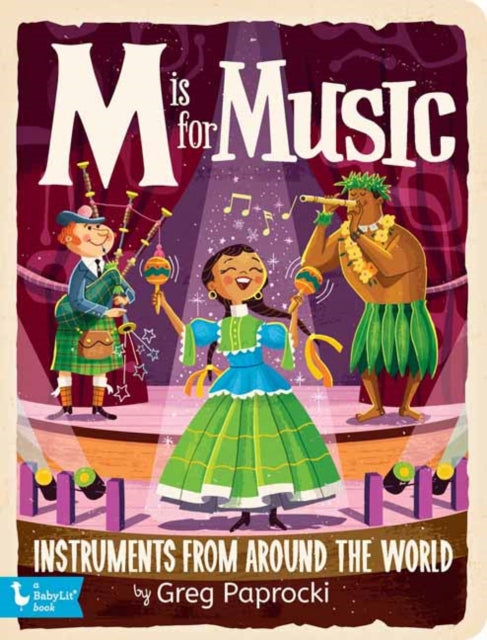 Book cover of: M Is for Music. By: Greg Paprocki