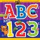 Book cover of: ABCs & 123s. By: 7 Cats Press