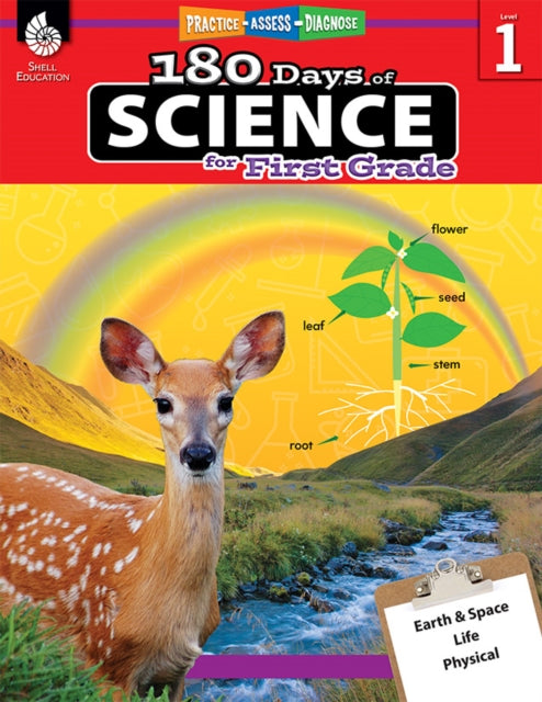 180 Days™: Science for First Grade, Practice, Assess, Diagnose 9781425814076 Lauren Homayoun