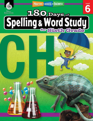 180 Days™: Spelling and Word Study for Sixth Grade, Practice, Assess, Diagnose