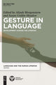 Book cover of: Gesture in Language. By: Aliyah Morgenstern