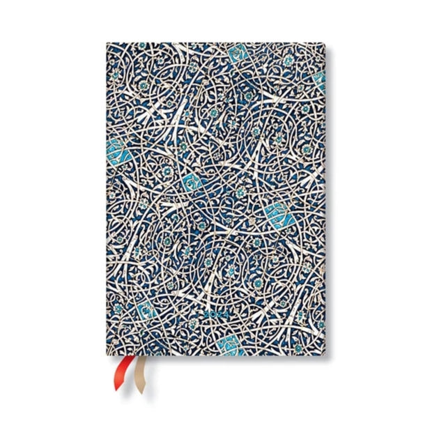 Book cover of: Granada Turquoise (Moorish Mosaic) Midi 12-month Dayplanner 2024. By: Paperblanks