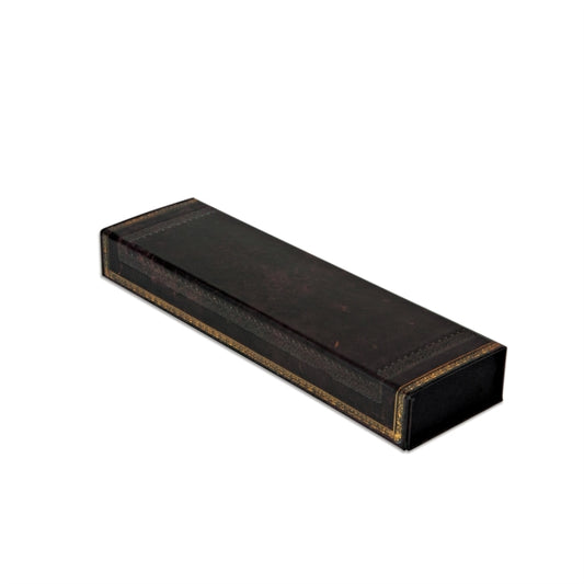 Book cover of: Black Moroccan (Old Leather Collection) Pencil Case. By: Paperblanks