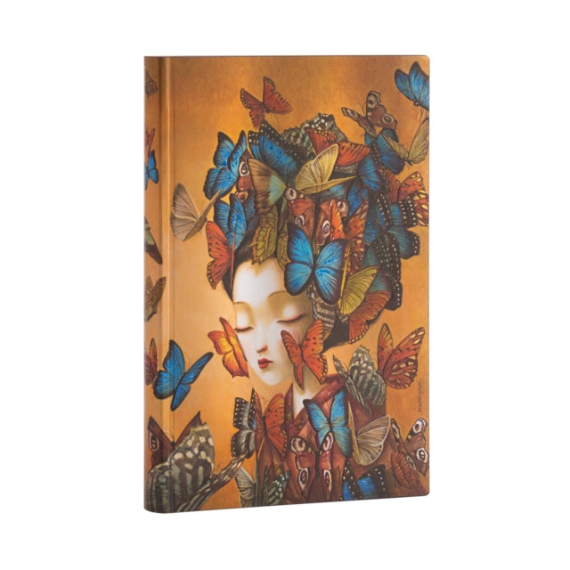 Book cover of: Madame Butterfly (Esprit de Lacombe) Maxi Dot-Grid Journal. By: Paperblanks