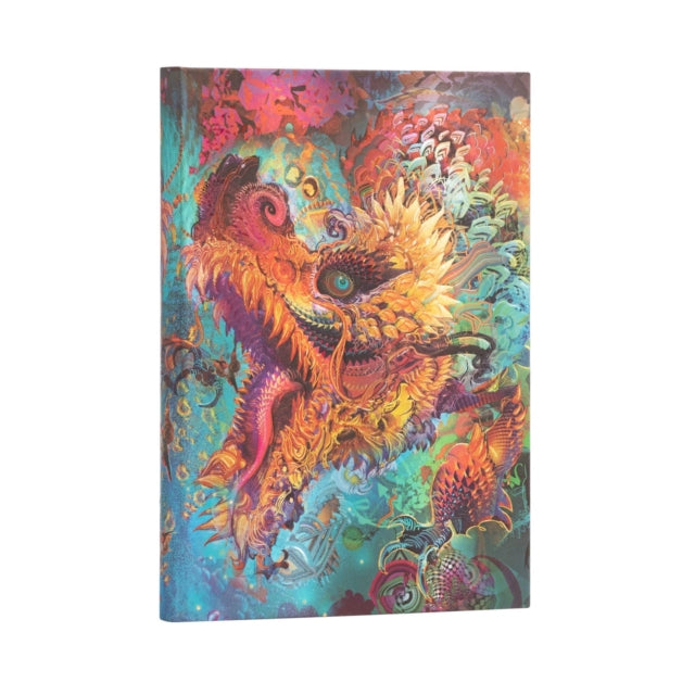 Humming Dragon (Android Jones Collection) Midi Lined Hardcover Journal 9781439781814 Paperblanks