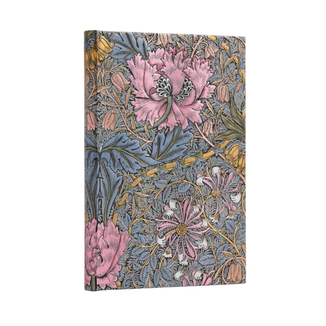 Book cover of: Morris Pink Honeysuckle (William Morris) Midi Lined Hardcover Journal. By: Paperblanks