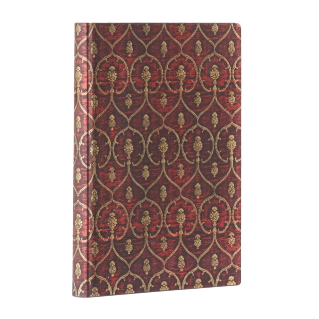 Book cover of: Red Velvet Midi Unlined Softcover Flexi Journal (Elastic Band Closure). By: Paperblanks