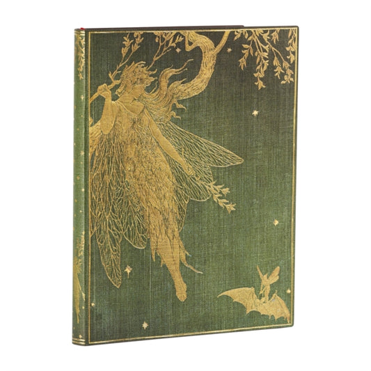 Book cover of: Olive Fairy (Lang’s Fairy Books) Ultra Lined Softcover Flexi Journal (Elastic Band Closure). By: Paperblanks