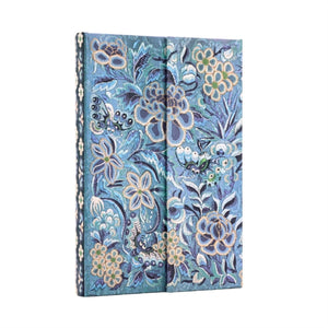 Blue Willow (Celebrate Hanfu) Mini Lined Hardcover Journal (Wrap Closure)