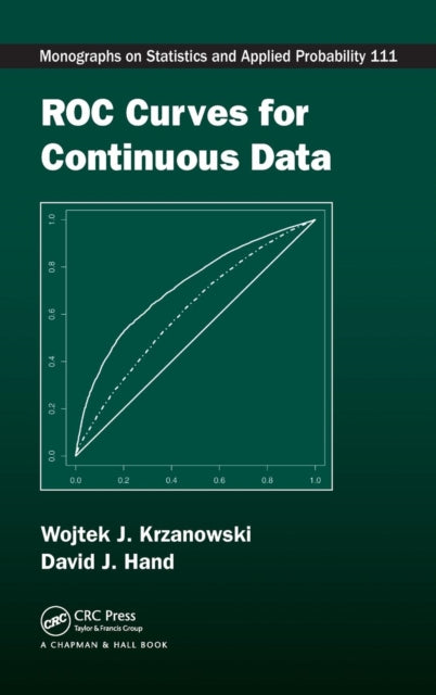 Book cover of: ROC Curves for Continuous Data. By: W. J. Krzanowski