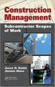 Book cover of: Construction Management. By: Jason G. Smith