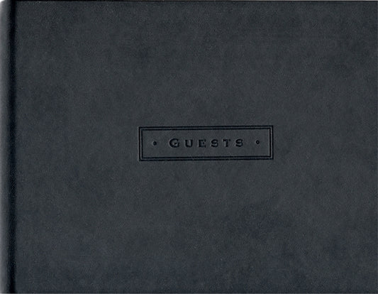 Book cover of: Artisan Guest Book/Classic Black