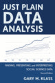 Book cover of: Just Plain Data Analysis. By: Gary M. Klass