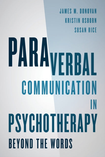 Paraverbal Communication in Psychotherapy