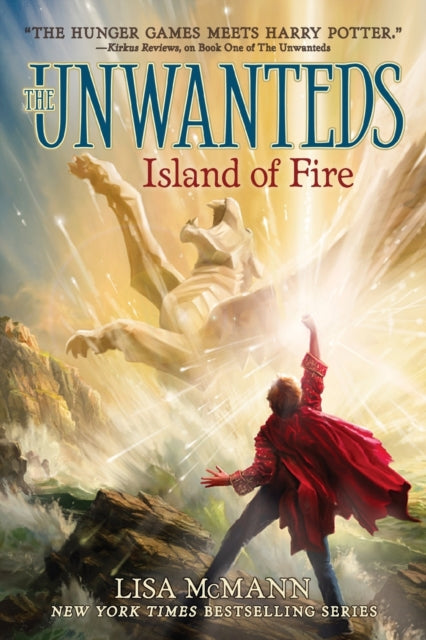 Book cover of: Island of Fire. By: Lisa McMann