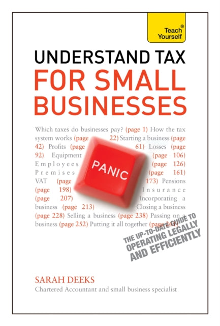 Book cover of: Understand Tax for Small Businesses: Teach Yourself