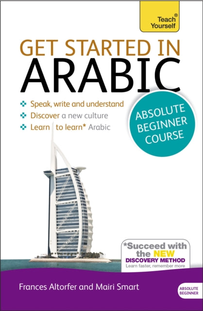 Book cover of: Get Started in Arabic Absolute Beginner Course. By: Mairi Smart