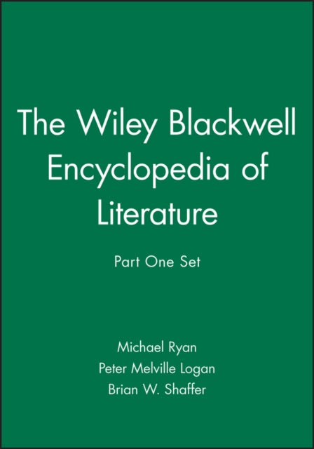 The Wiley Blackwell Encyclopedia of Literature, Part 1 Set