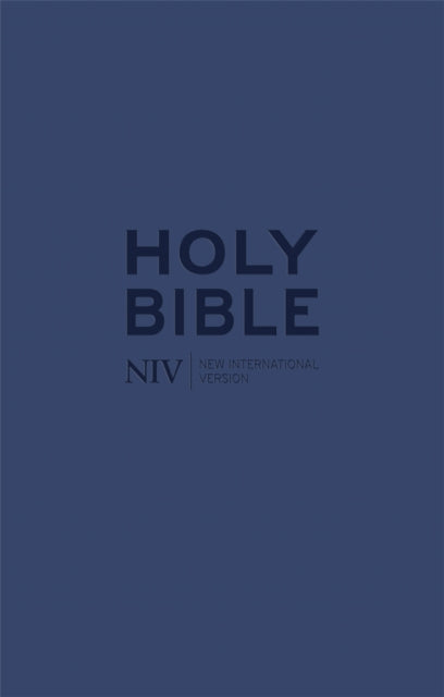 Book cover of: NIV Tiny Navy Soft-tone Bible with Zip. By: New International Version