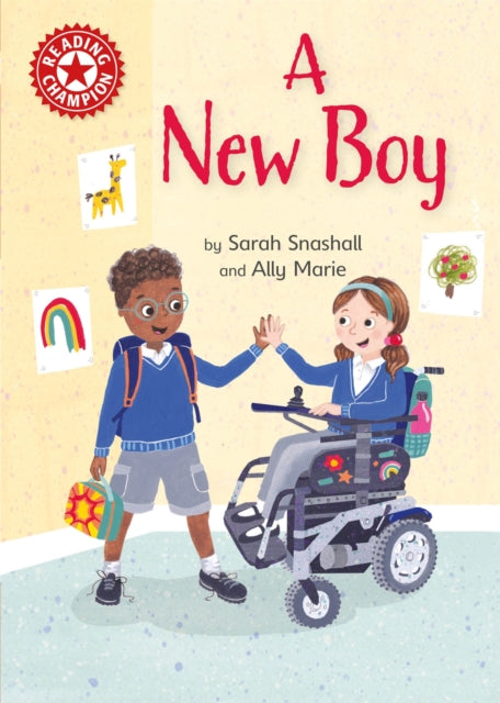 Book cover of: Reading Champion: A New Boy. By: Sarah Snashall