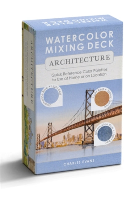Watercolor Mixing Deck: Architecture, Quick Reference Color Palettes to Use at Home or on Location