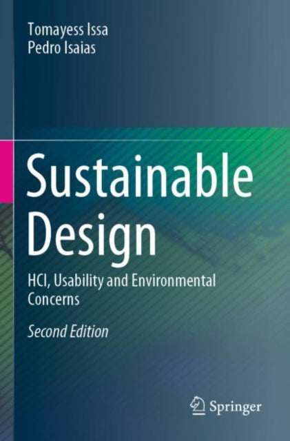 Book cover of: Sustainable Design. By: Tomayess Issa