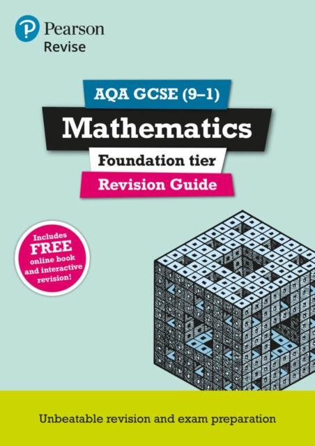Pearson REVISE AQA GCSE matemaatika (aluseks) kordamisjuhend koos veebipõhiste kordamisülesannete, viktoriinide ja videotega – 2026. ja 2027. aasta eksamiteks
