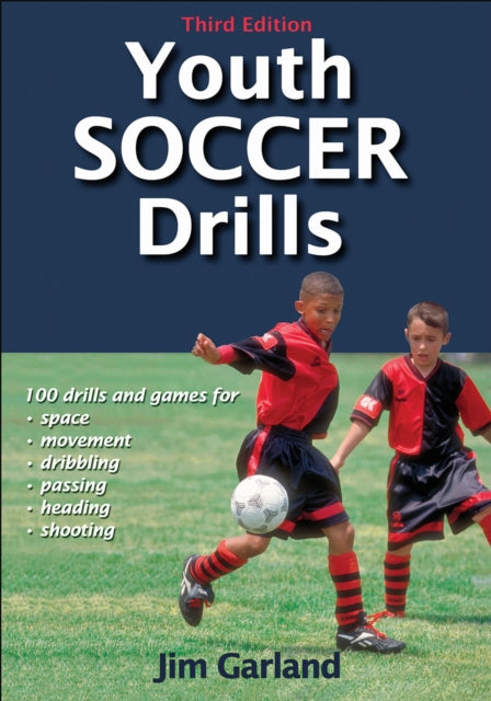 Book cover of: Youth Soccer Drills. By: Jim Garland