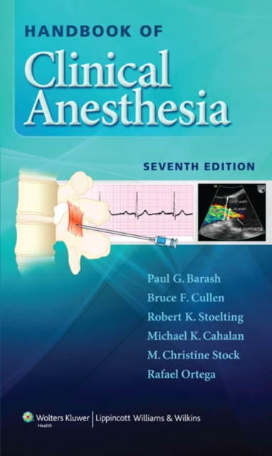 Book cover of: Handbook of Clinical Anesthesia. By: Paul G. Barash