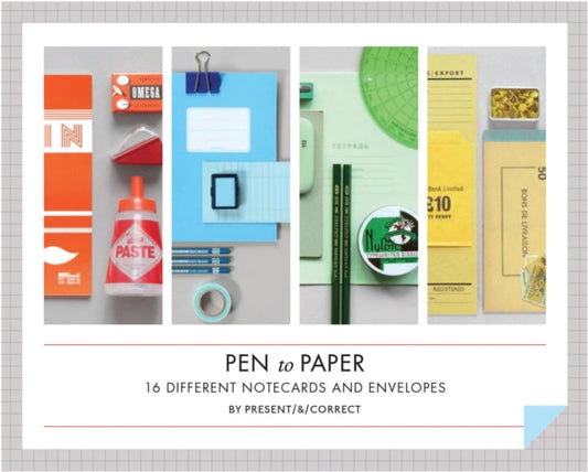 Book cover of: Pen to Paper Notecards. By: Present and Correct Staff