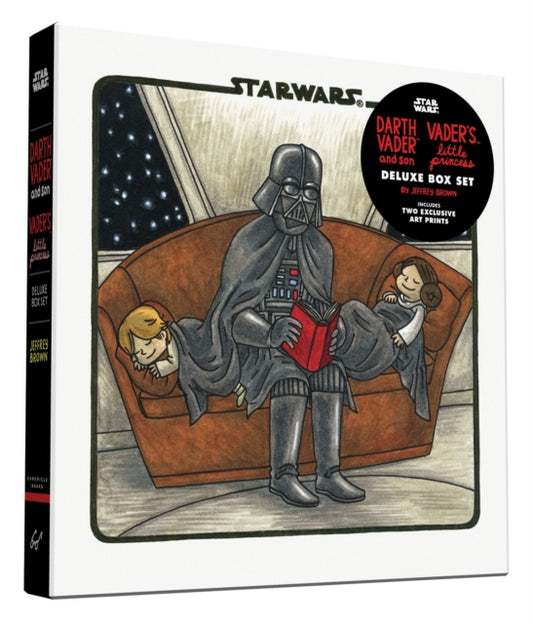 Book cover of: Darth Vader & Son / Vader's Little Princess Deluxe Box Set (includes two art prints) (Star Wars). By: Jeffrey Brown