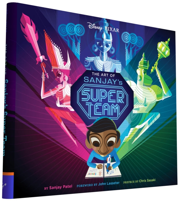 Book cover of: Art of Sanjay's Super Team. By: Chronicle Books Staff