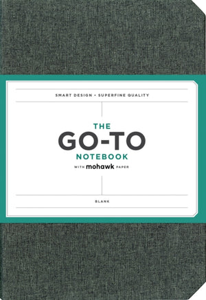 Go-To Notebook with Mohawk Paper, Slate Grey Blank