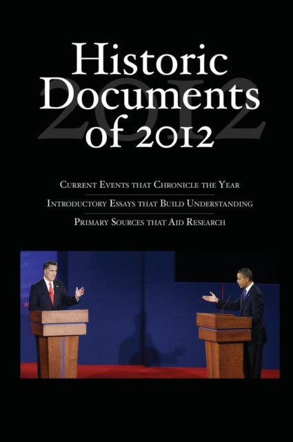 Book cover of: Historic Documents of 2012. By: Heather Kerrigan