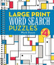 Book cover of: Large Print Word Search Puzzles. By: Mark Danna