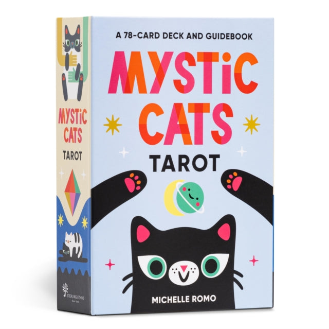 Book cover of: Mystic Cats Tarot
