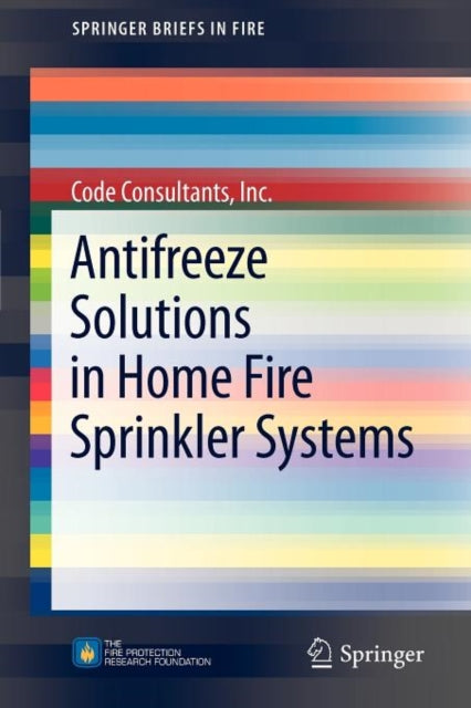Book cover of: Antifreeze Solutions in Home Fire Sprinkler Systems