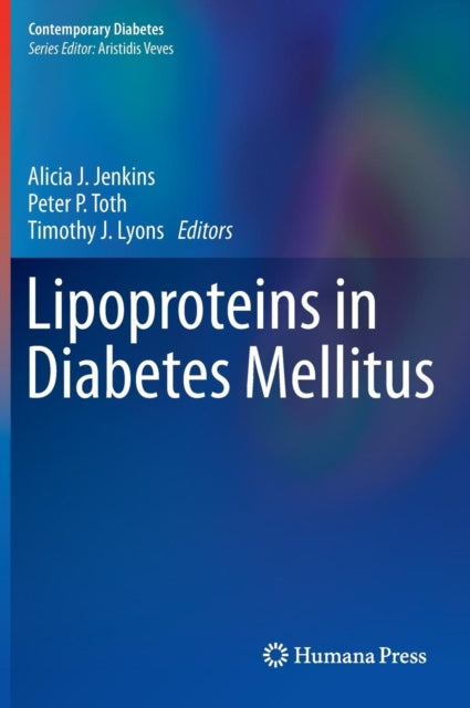 Book cover of: Lipoproteins in Diabetes Mellitus. By: Alicia J. Jenkins