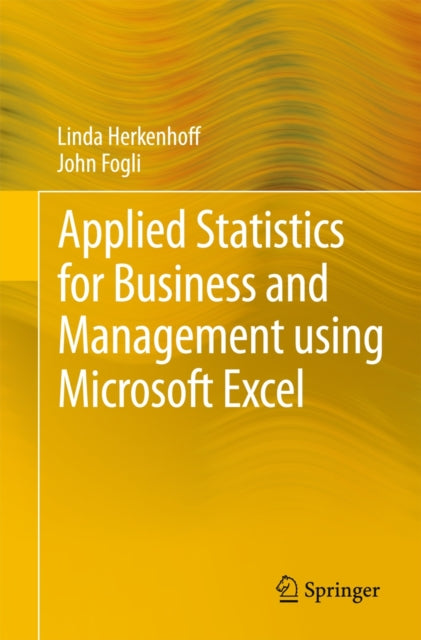 Book cover of: Applied Statistics for Business and Management using Microsoft Excel